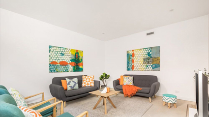 peaceful living room